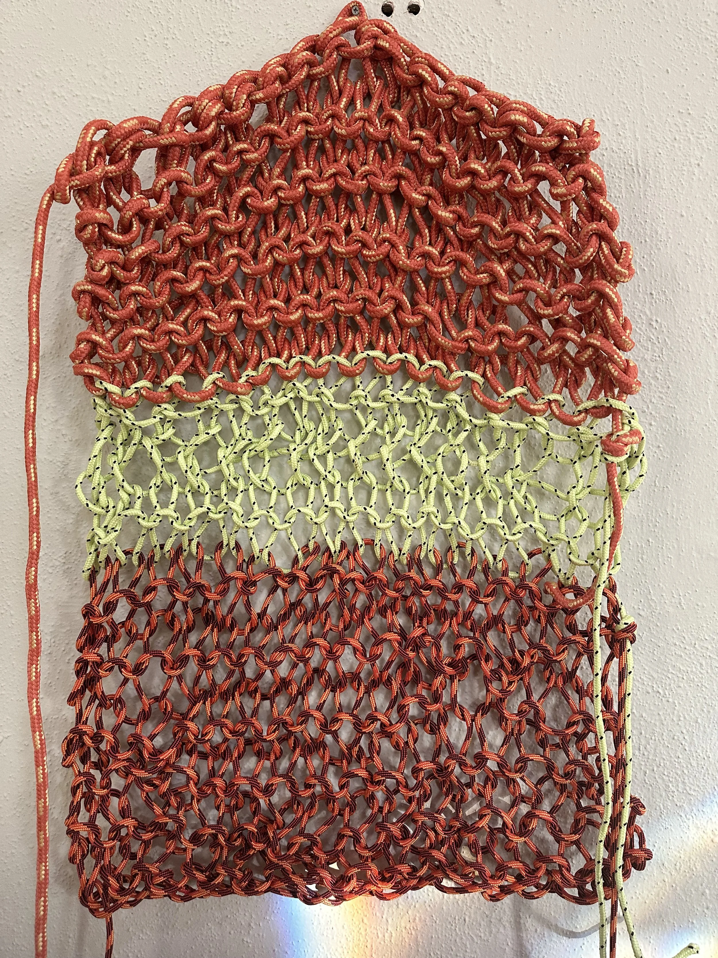 Poly rope. 25” X 40”. 2025.  
