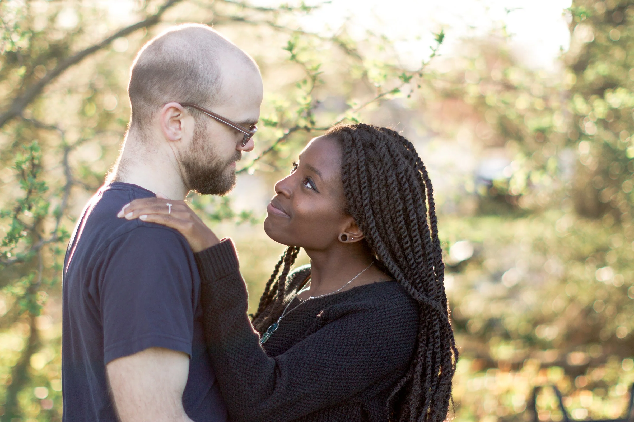 Ian &amp; Monique's Rural Engagement Session | Sykesville, MD