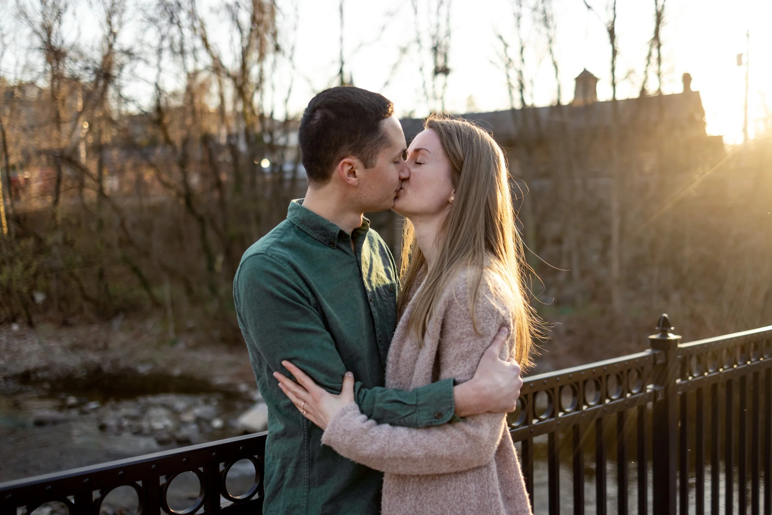 Lauren &amp; Brent's Engagement Session | Old Ellicott City, MD