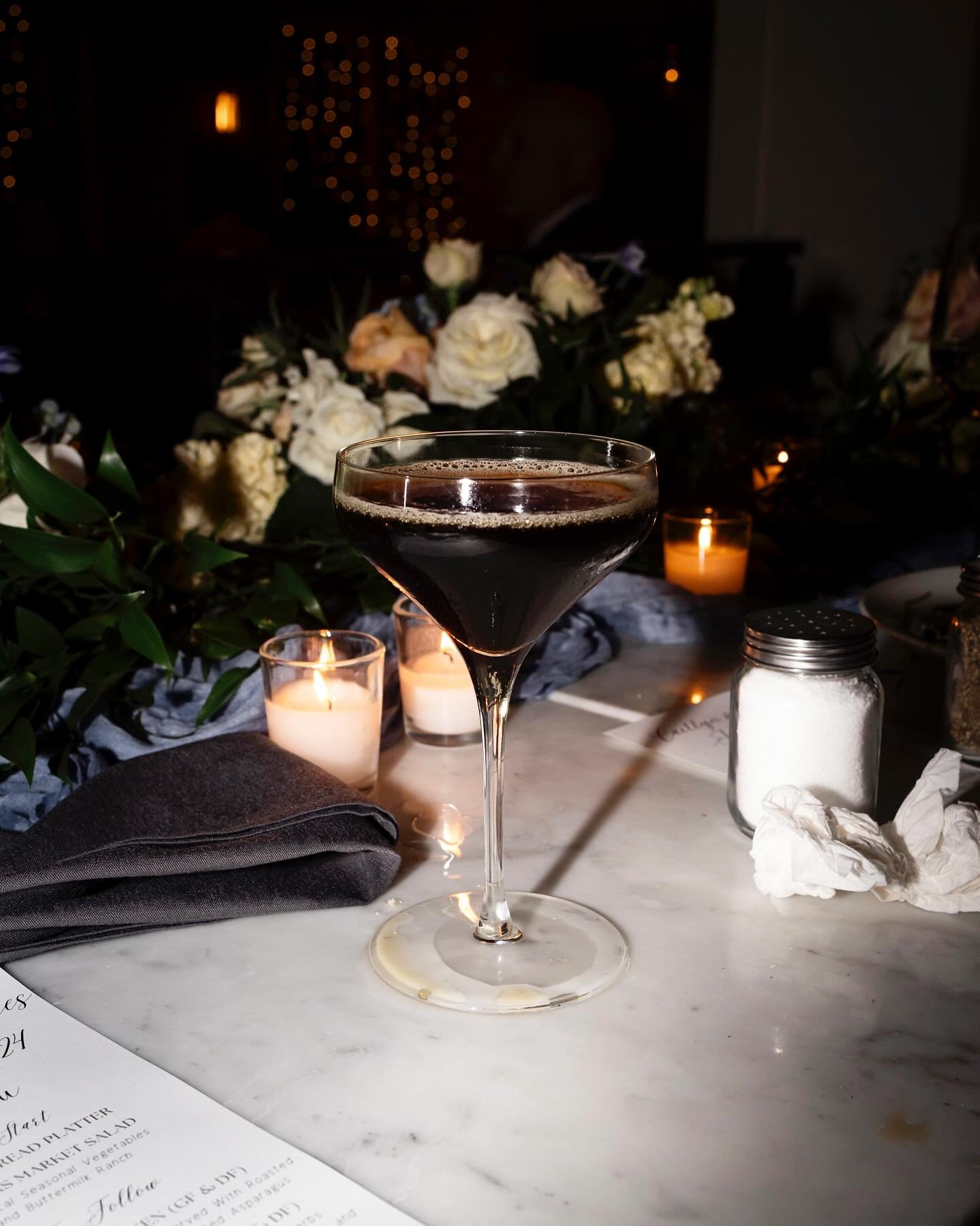 Late night at @stellanewhope with Caitlyn and James ☕️ ✨ 
.
.
.
.
#ashsmithphotostudio #weddingphotographer #newhope #newhopeweddingphotographer #philadelphiawedding #weddingphotography