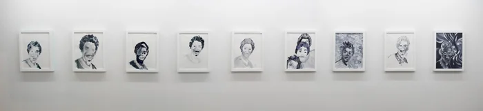Walk With Me (series), 2016. Installation view