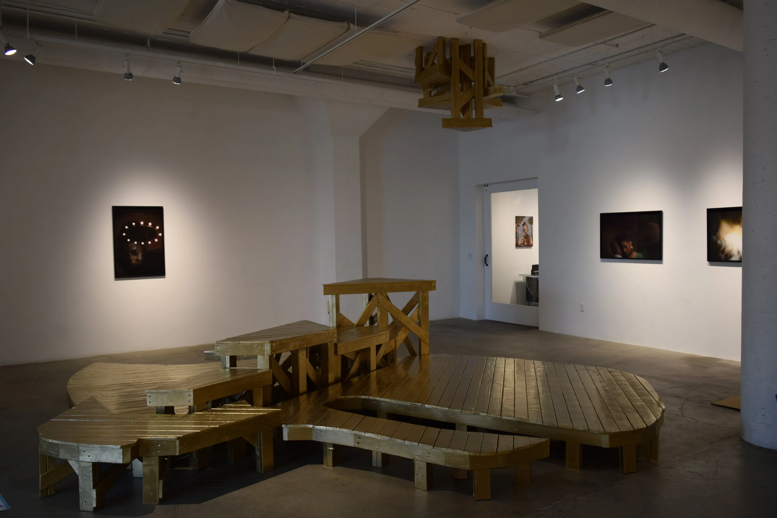  Installation view:&nbsp;  What Endures  , 2016     What Endures &nbsp;investigates the gesture of dance as a symbol of persistence and resilience amidst the economic downturn and global social upheaval. The focal point of the exhibit,&nbsp; Just Bec