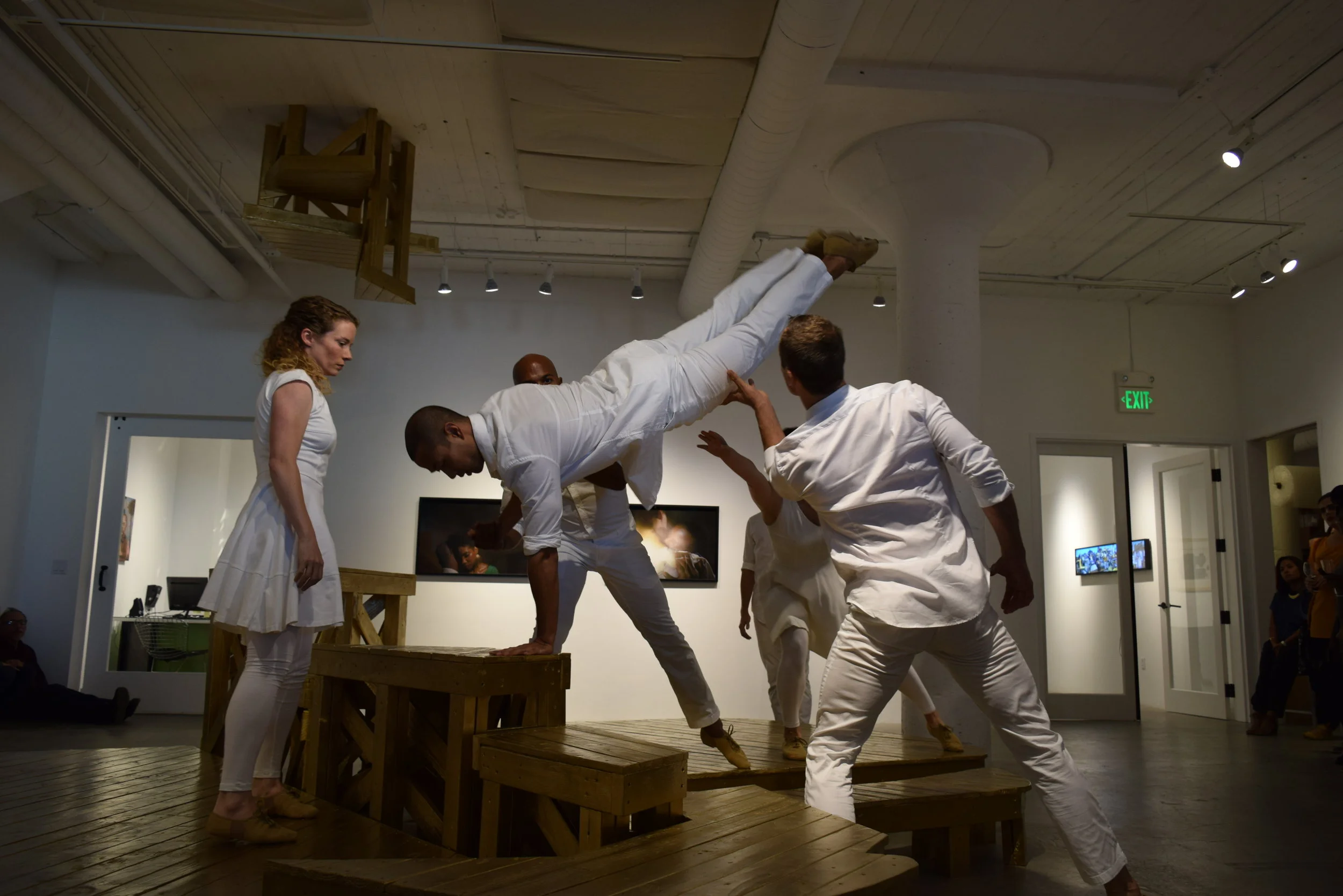  Installation view:   What Endures  , 2016  Performance by  Margaret Jenkins Dance Company  