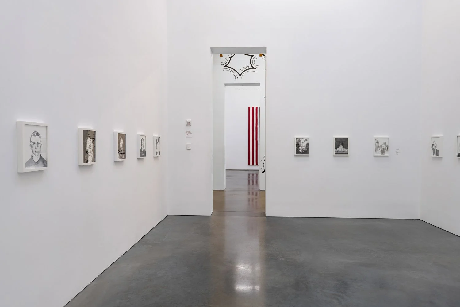    Redshift  , installation view, Parrish Art Museum, 2022  Insurrectionists And Senators That Voted To Overturn The Election Results 