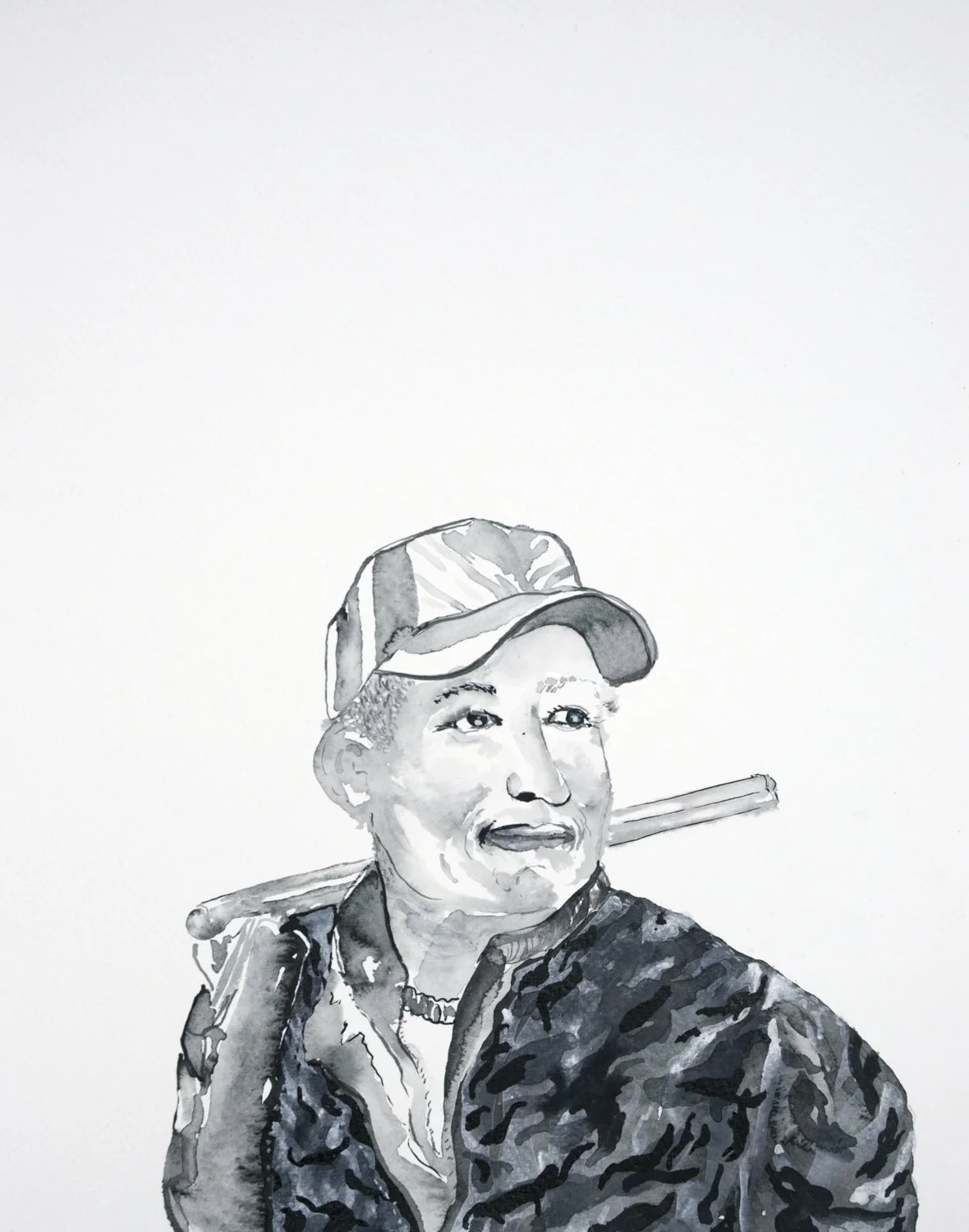    Senator Ted Cruz  , 2022 Ink on paper  11 × 14 inches 