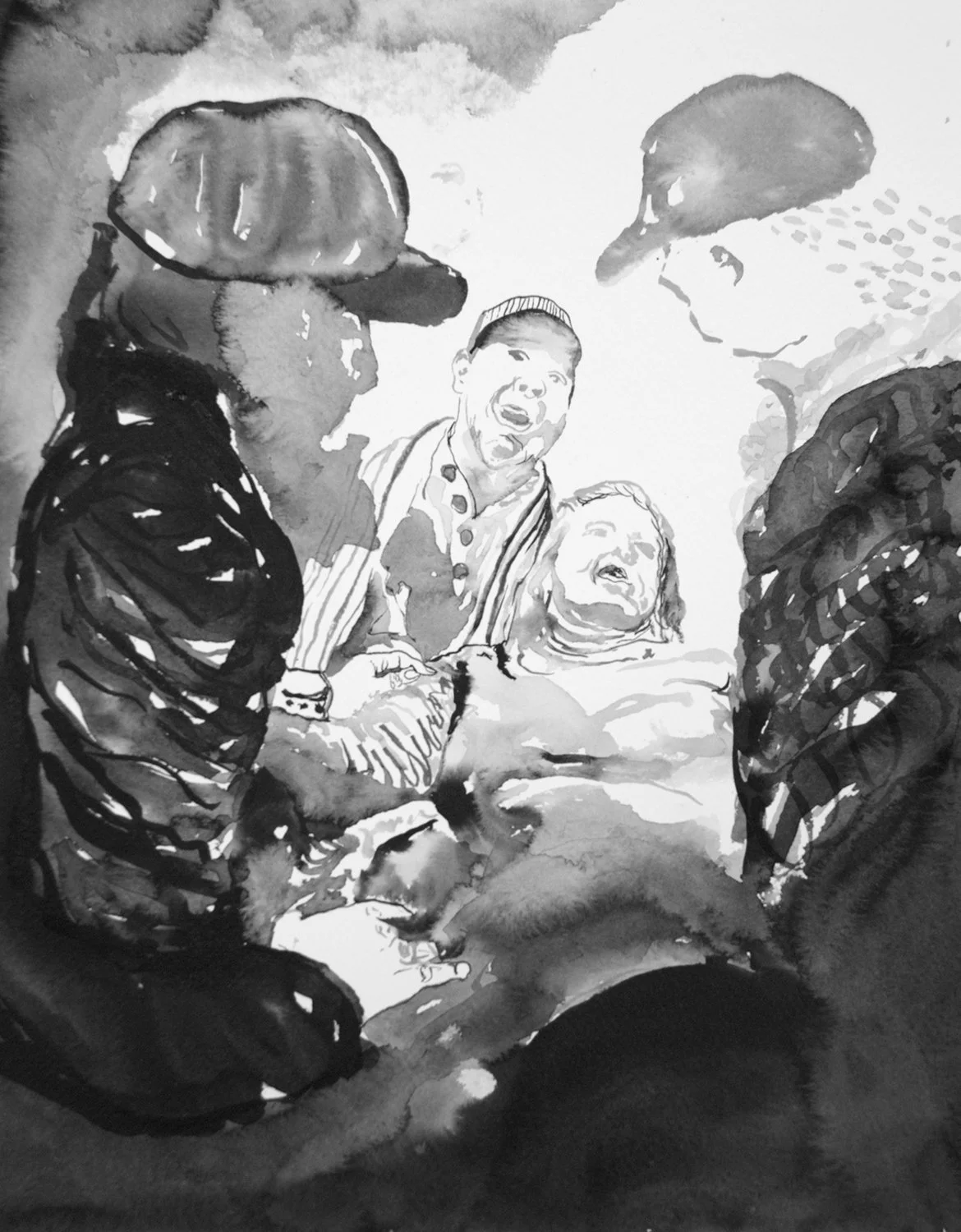  2022 Ink on paper  11 × 14 inches 