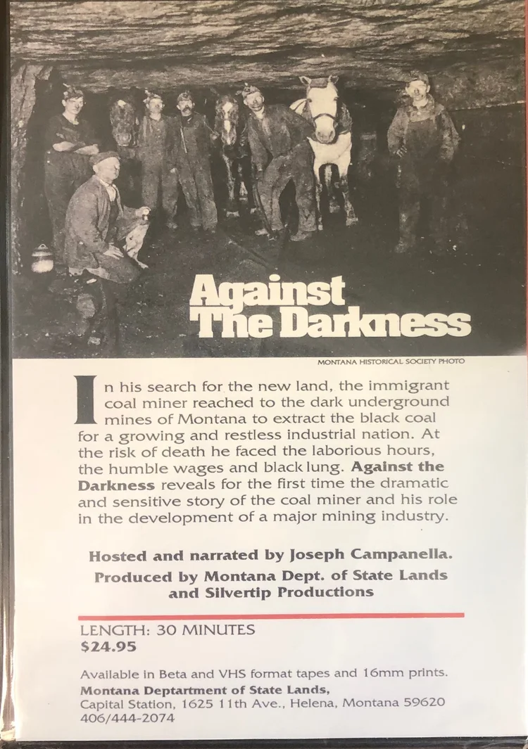 Against the Darkness: A Tribute to the Montana Coal Miner (DVD