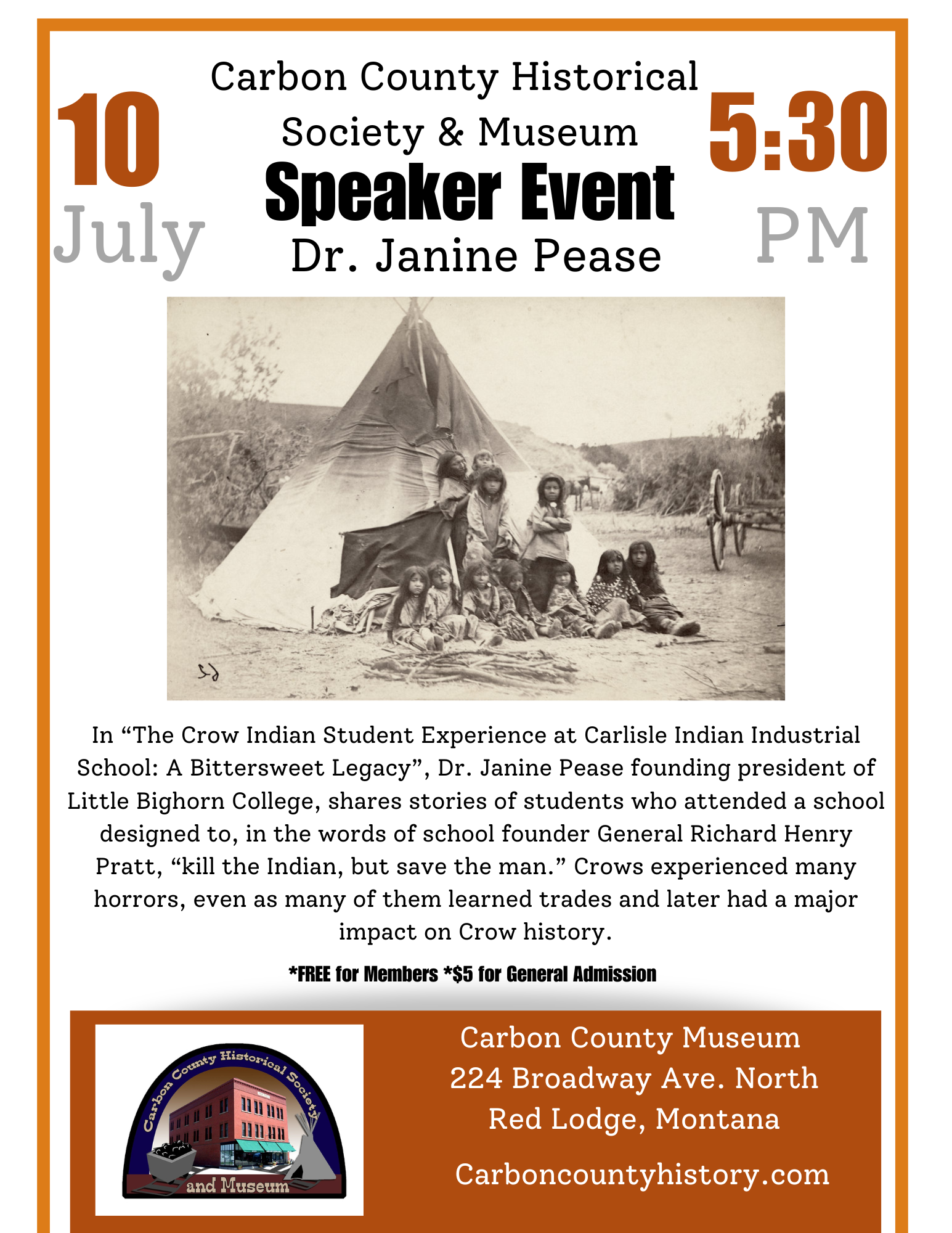 Speaker Series - Away From Home - Dr. Janine Pease