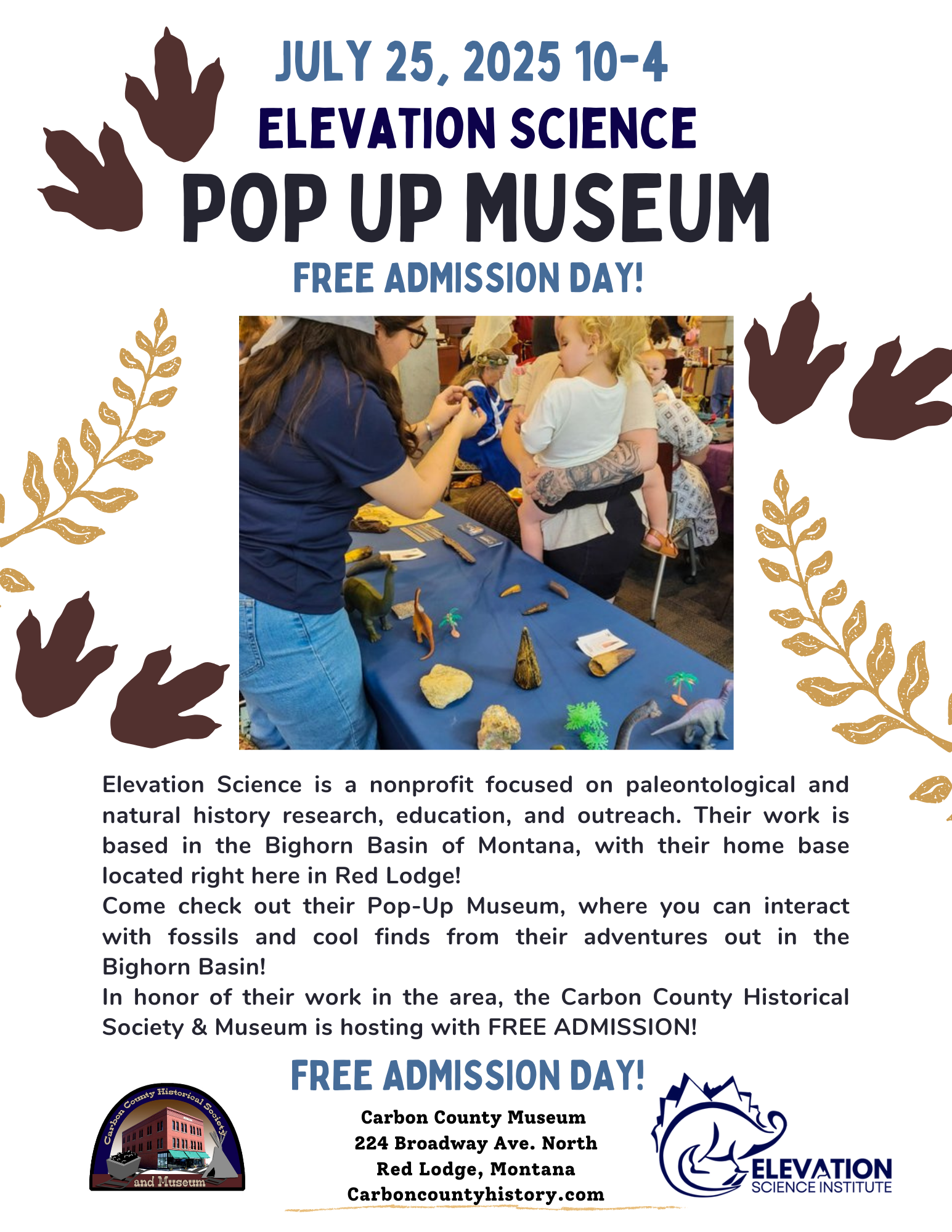 Pop Up Museum with Elevation Science 