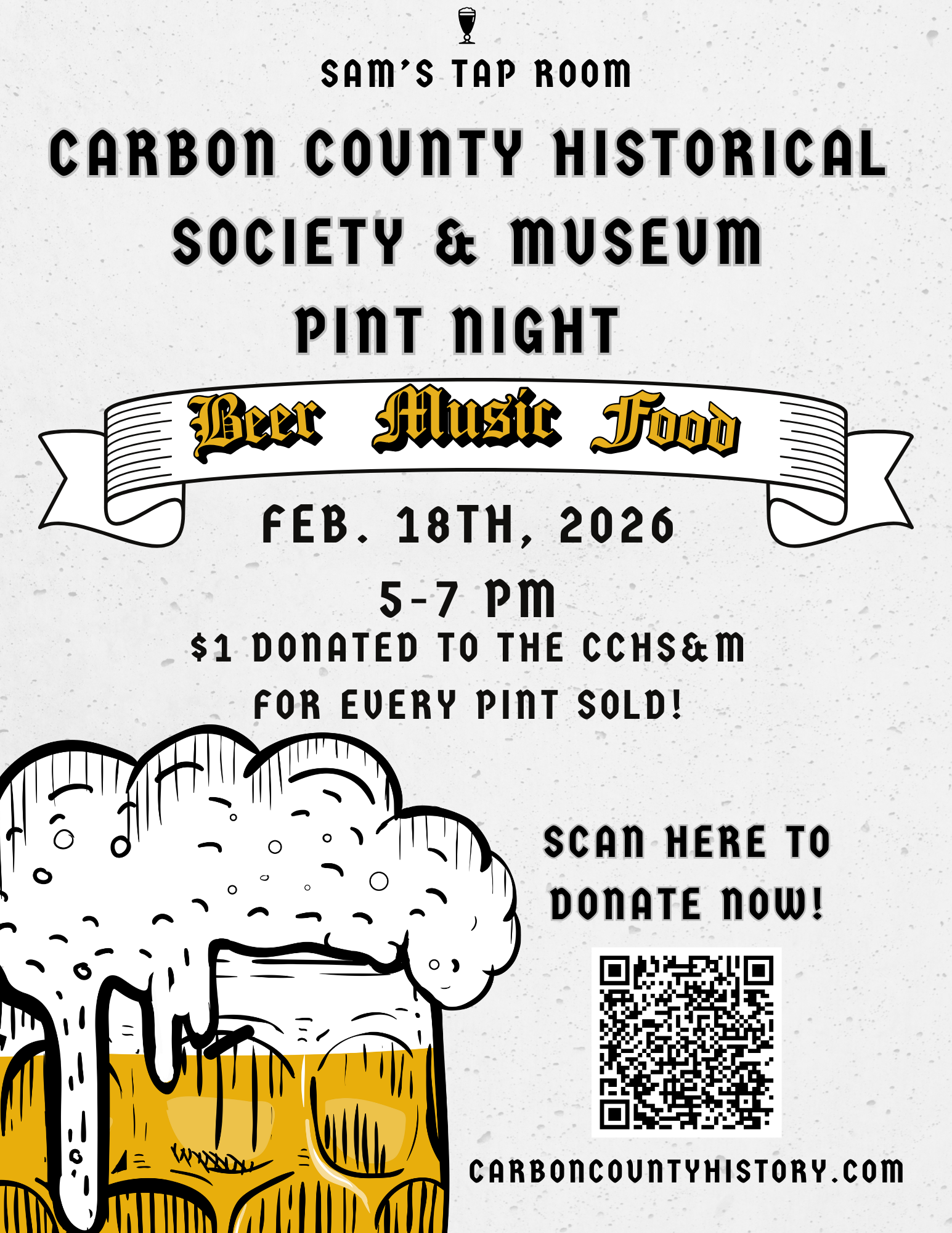 Pint Night at Sam's Tap Room!
