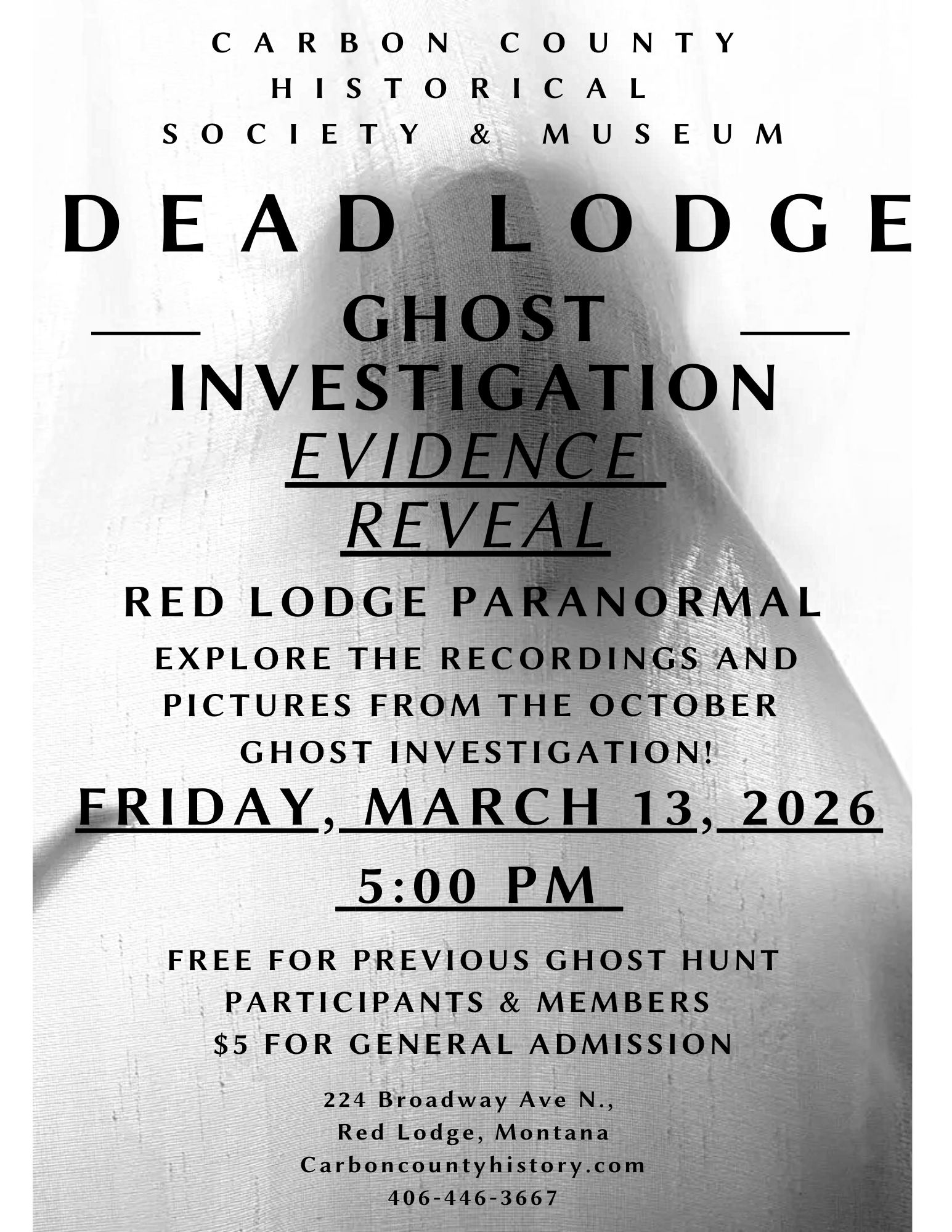 Dead Lodge Ghost Investigation Evidence Reveal 