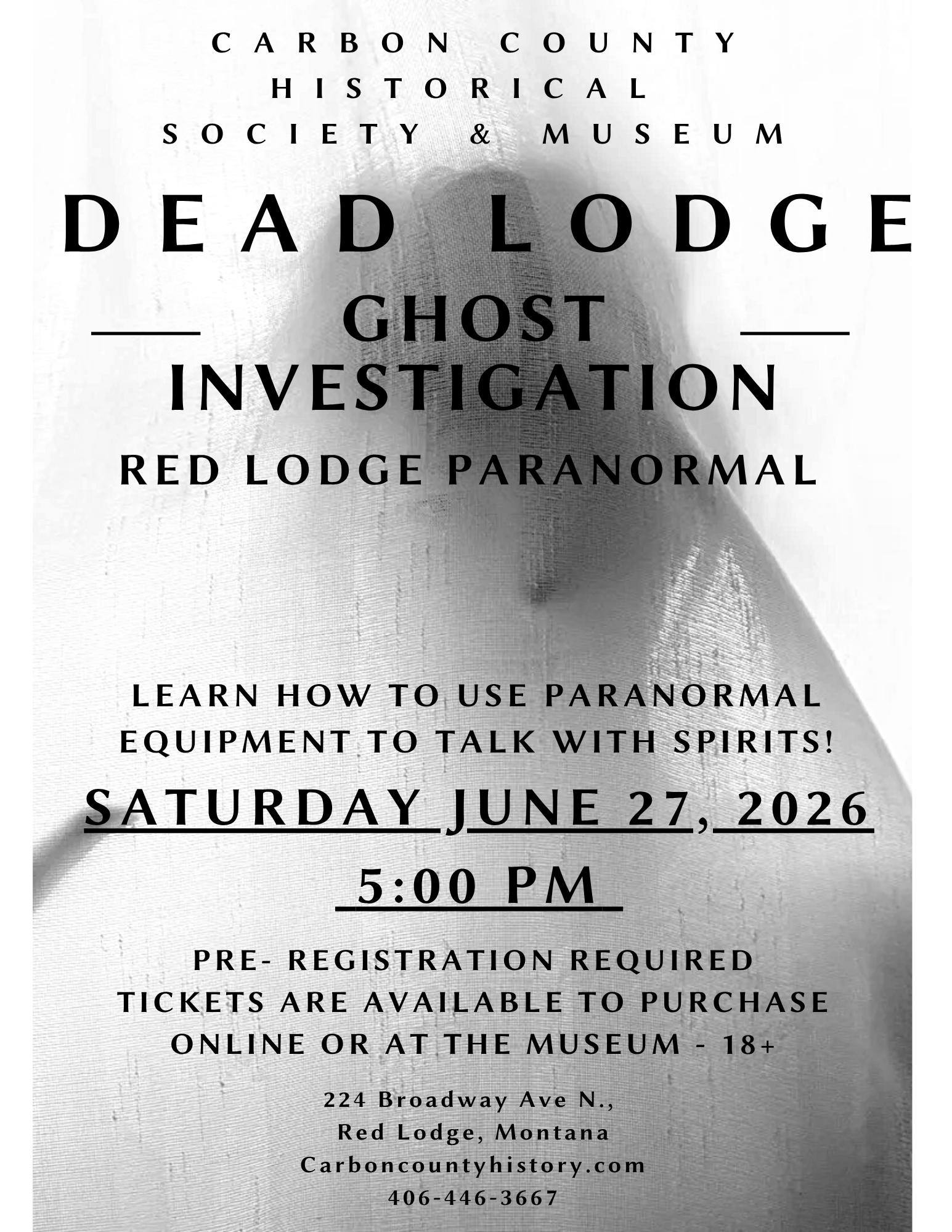 Red Lodge Paranormal Ghost Investigation