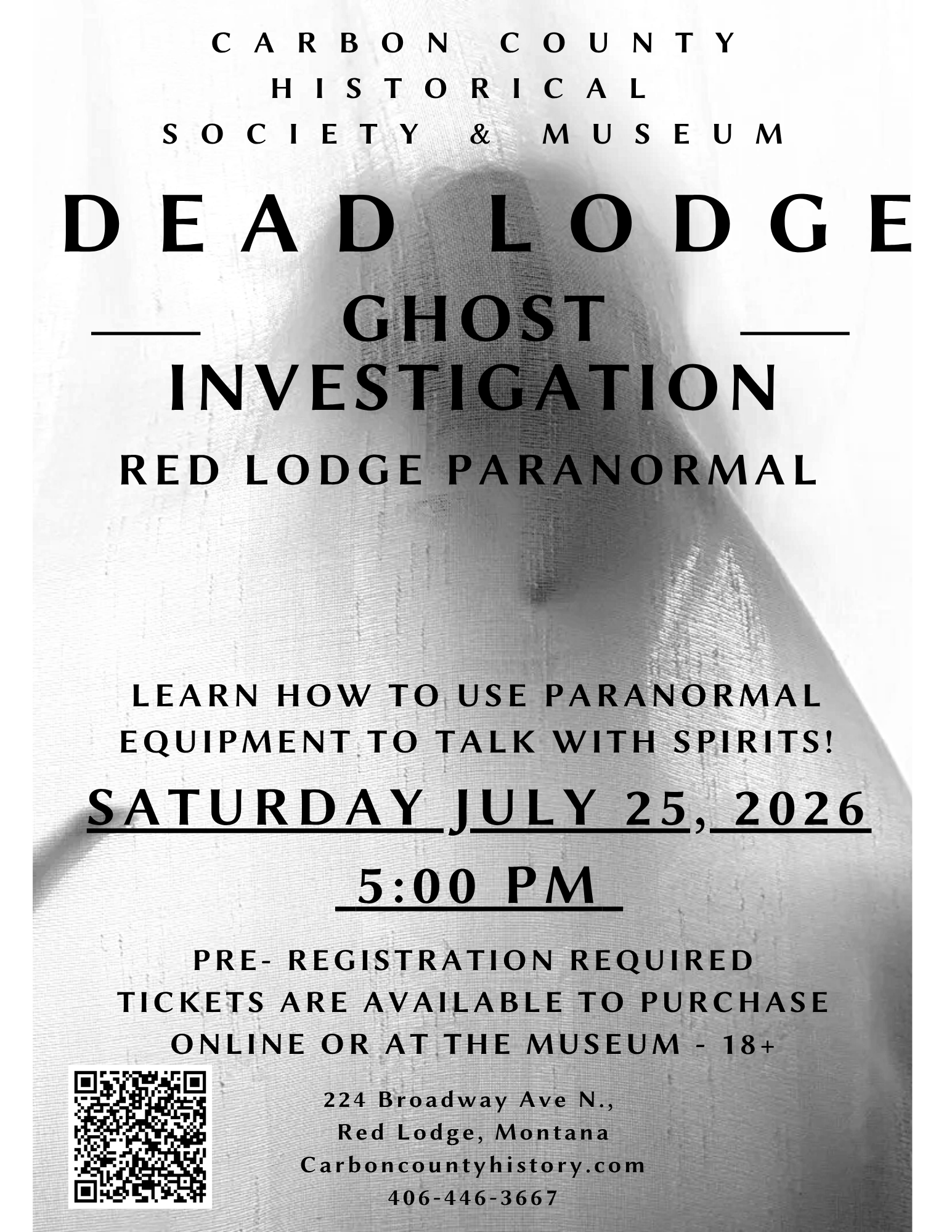 Red Lodge Paranormal Ghost Investigation