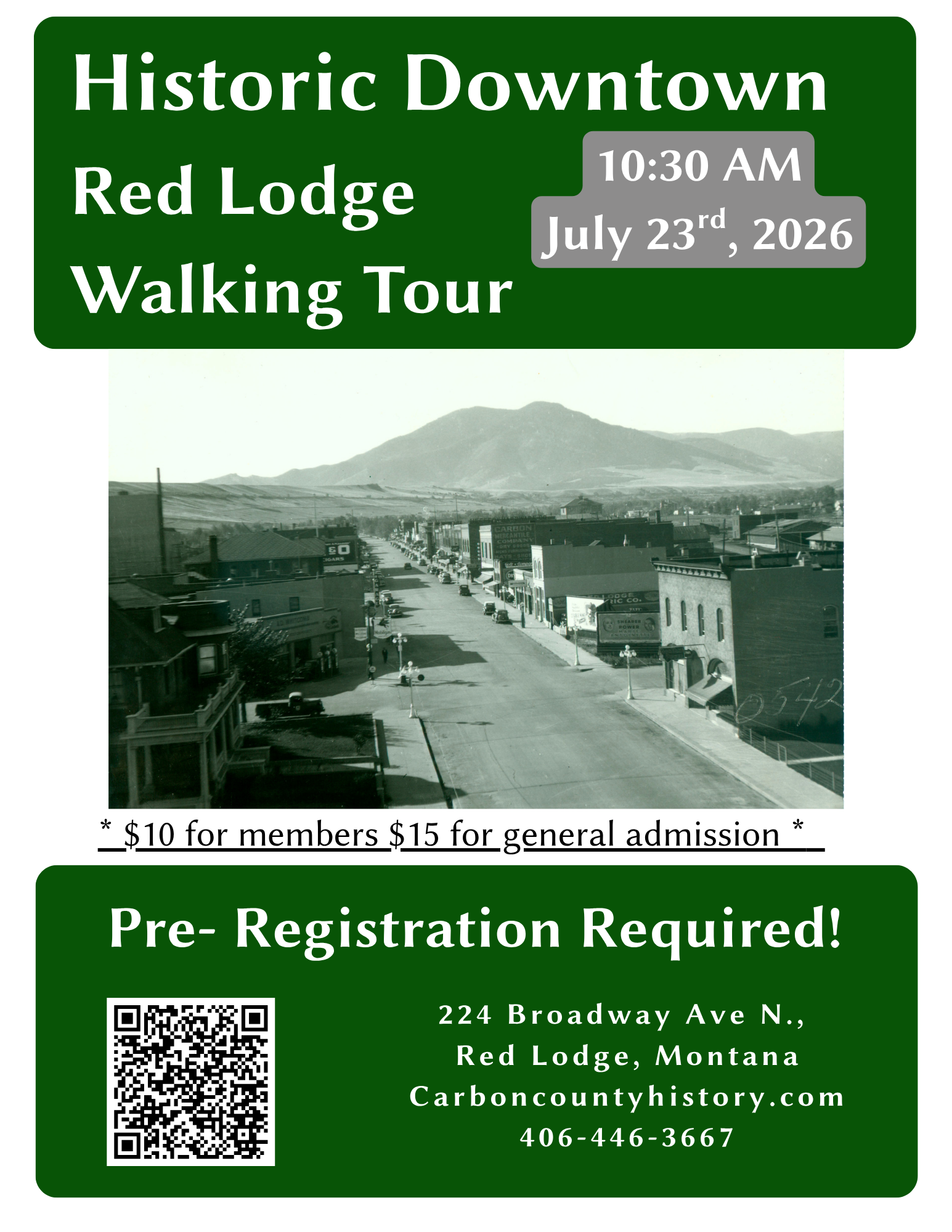 Historic Downtown Red Lodge Walking Tour