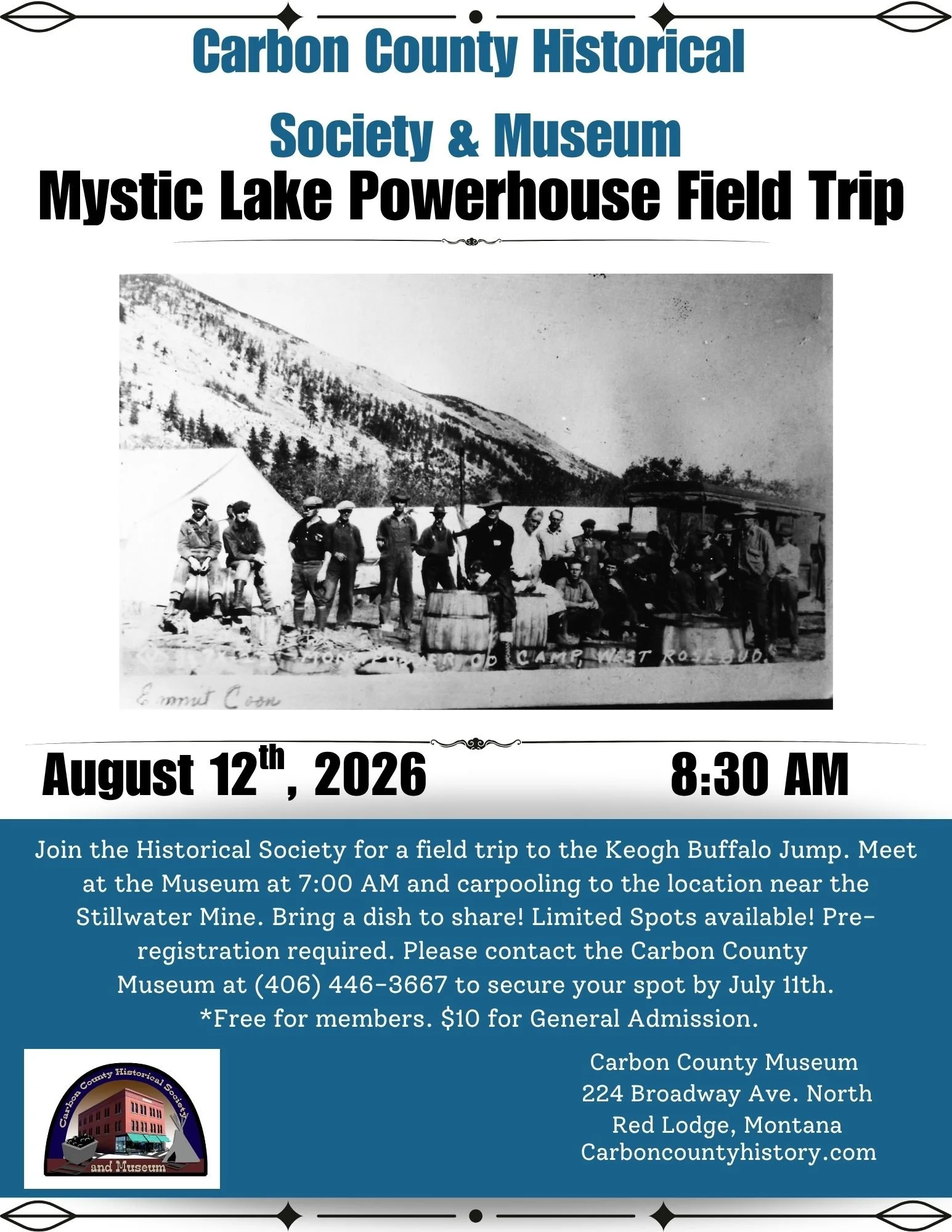 Mystic Lake Powerhouse Field Trip