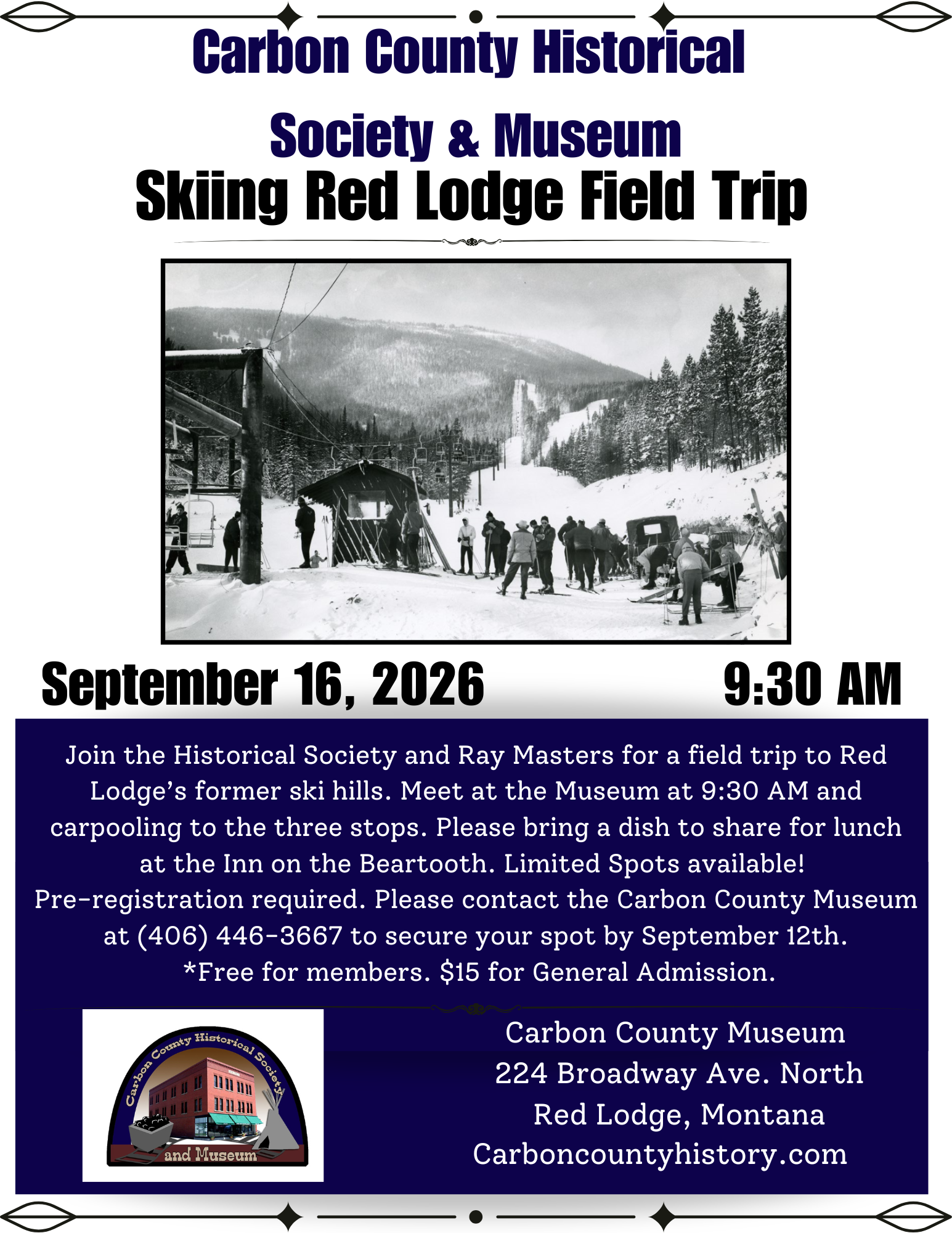 Skiing Red Lodge Field Trip
