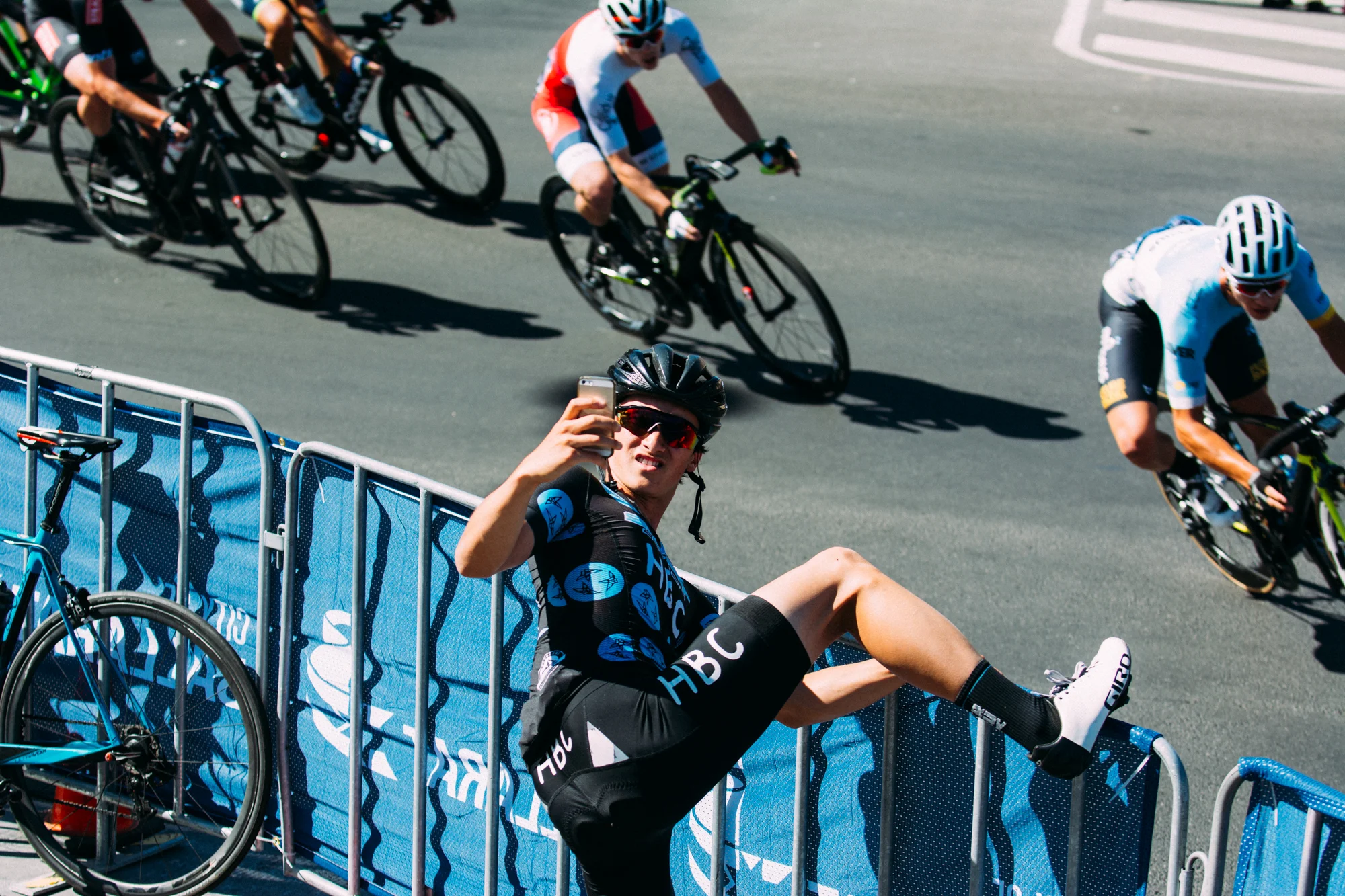 Get a selfie with ya favourite rider