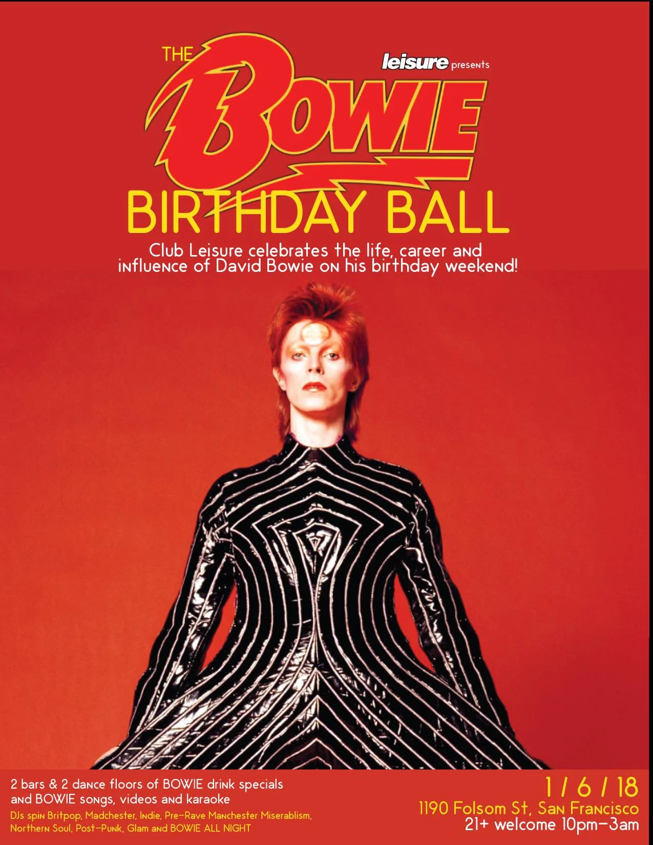 BOWIE BIRTHDAY BALL