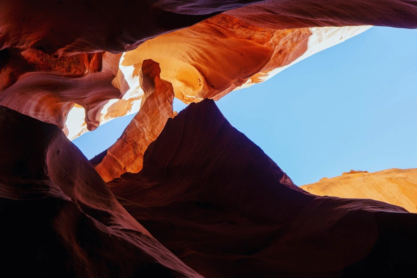 Antelope Canyon, AZ: land of slot canyons and stunning colors galore. I felt extremely privileged to be in a place where I could hear the silence and breathe in peace, when so much of the world is so loudly in pain. 

#arizona #antelopecanyon #slotca