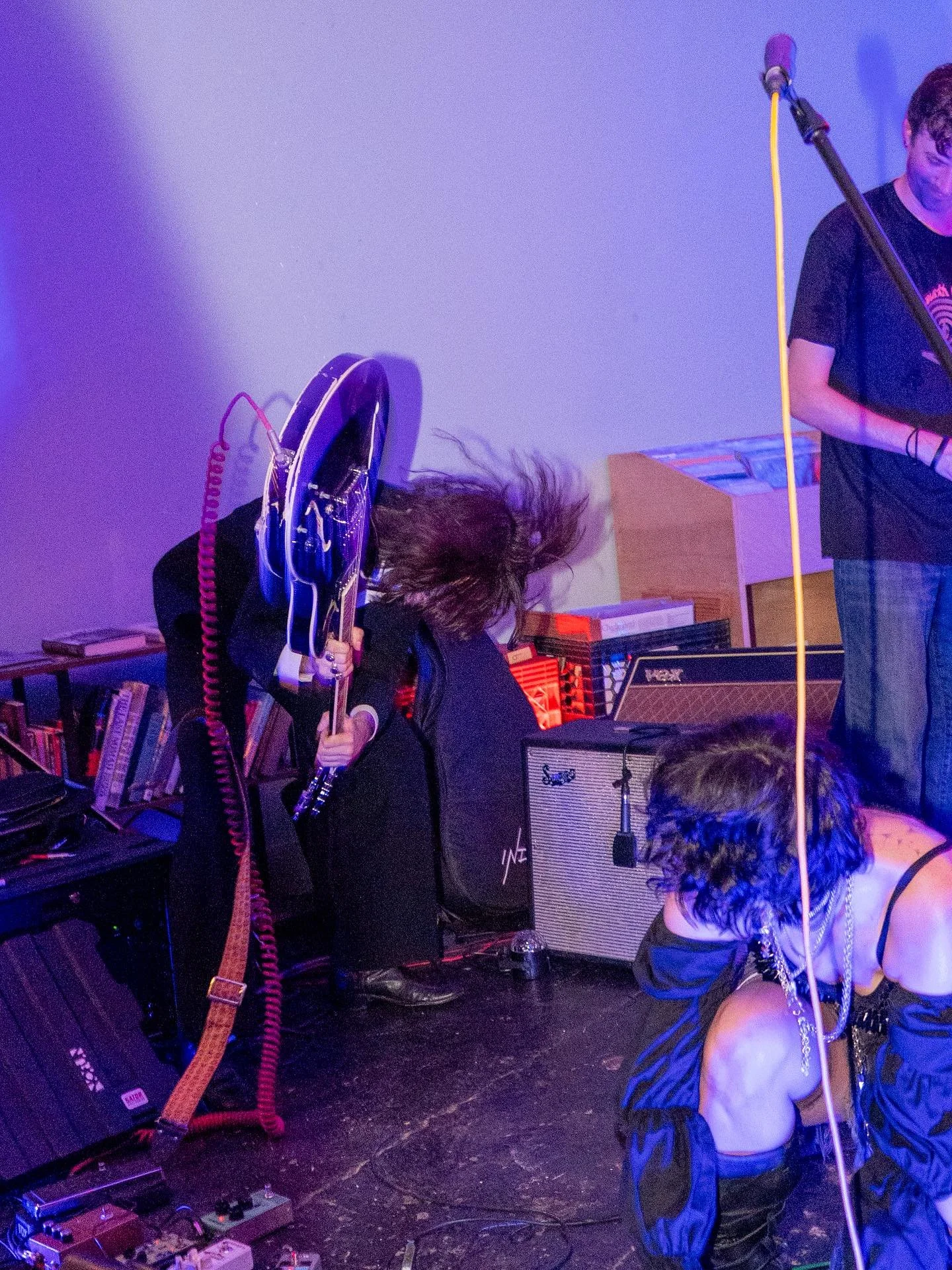 a little rock n roll moment at @pfr_nyc&rsquo;s album release show last month 
&bull;
&bull;
&bull;
&bull;
&bull;
&bull;
&bull;
&bull;
&bull;
#rocknroll #musicscene #nyclive