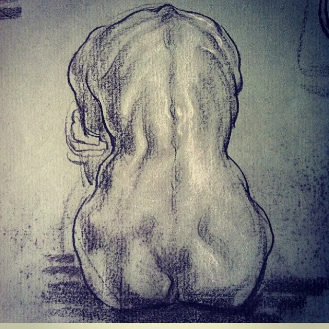 Back study-Hunched over woman Conte' on Fabriano paper January 22, 2017 at 0129PM.jpg
