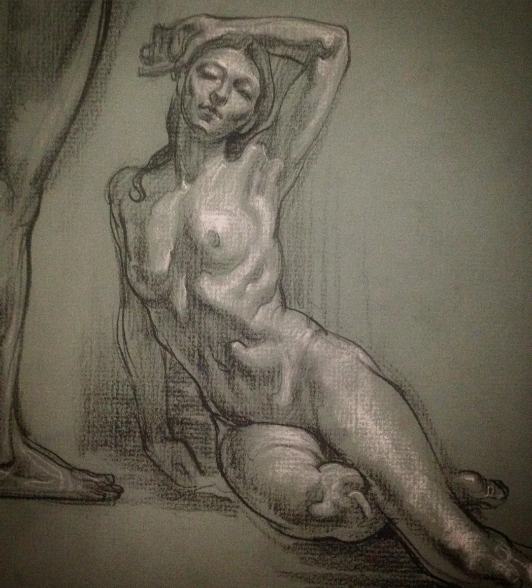Recent 20min figure study - conte' on Fabriano paper July 06, 2016 at 1129AM.jpg