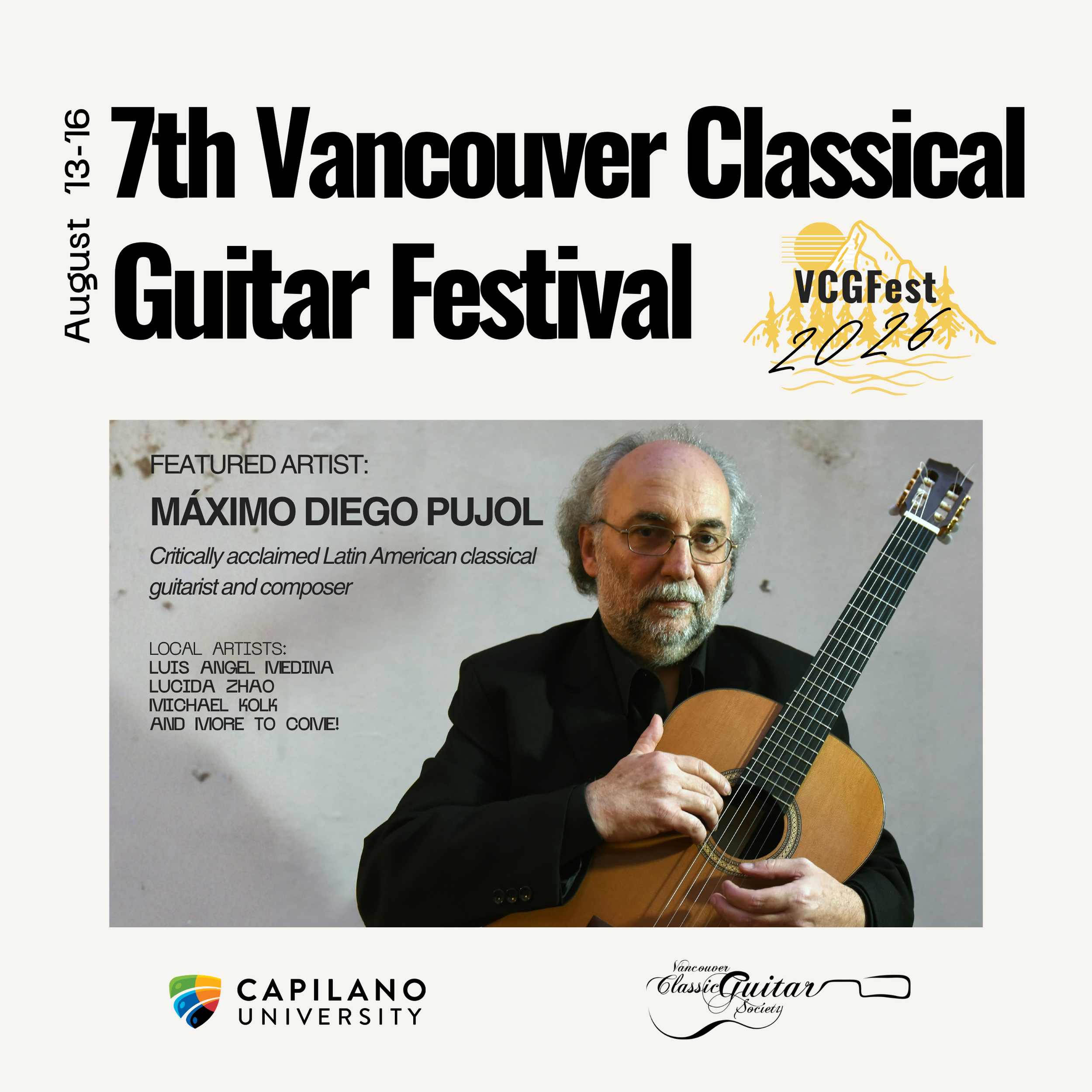 Vancouver Classical Guitar Festival 2026