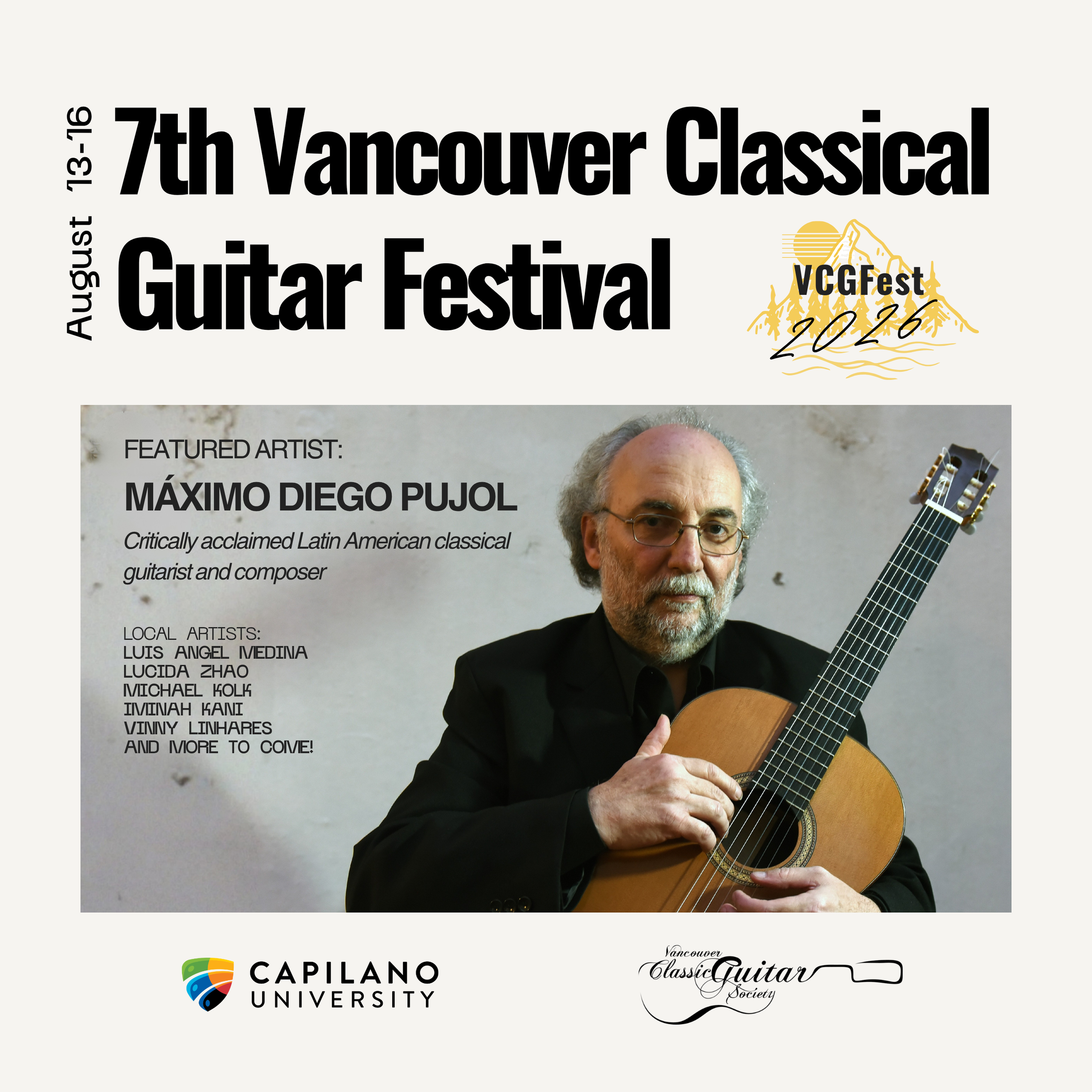 Vancouver Classical Guitar Festival 2026