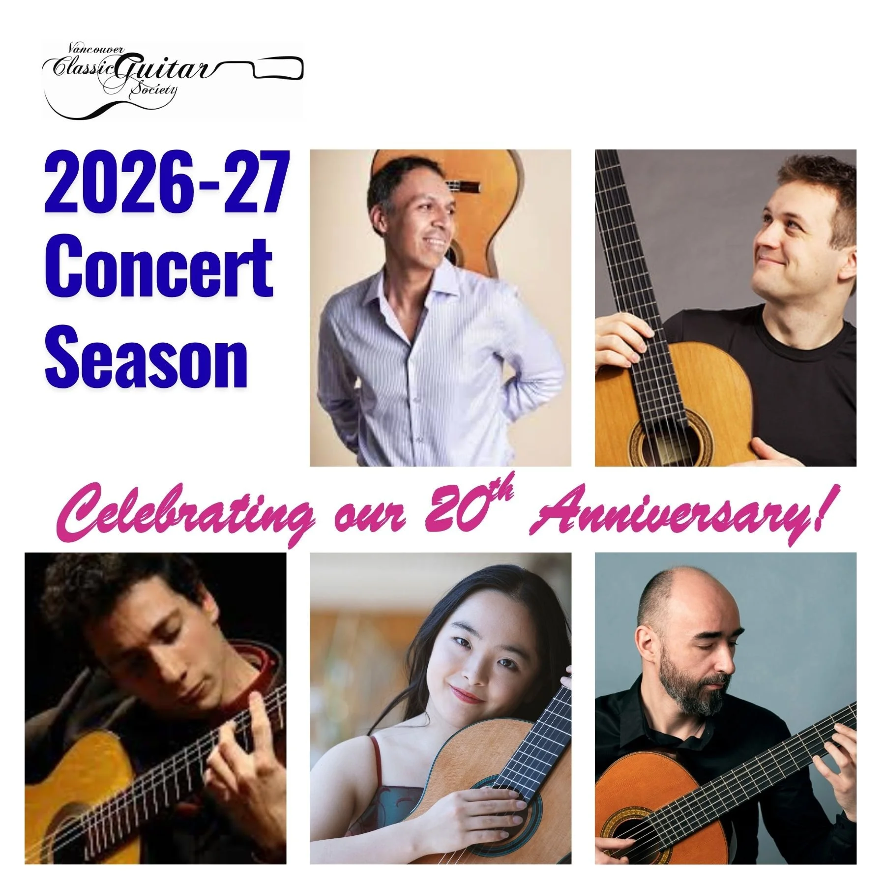 VCGS 2026-27 Concert Season Subscriptions  