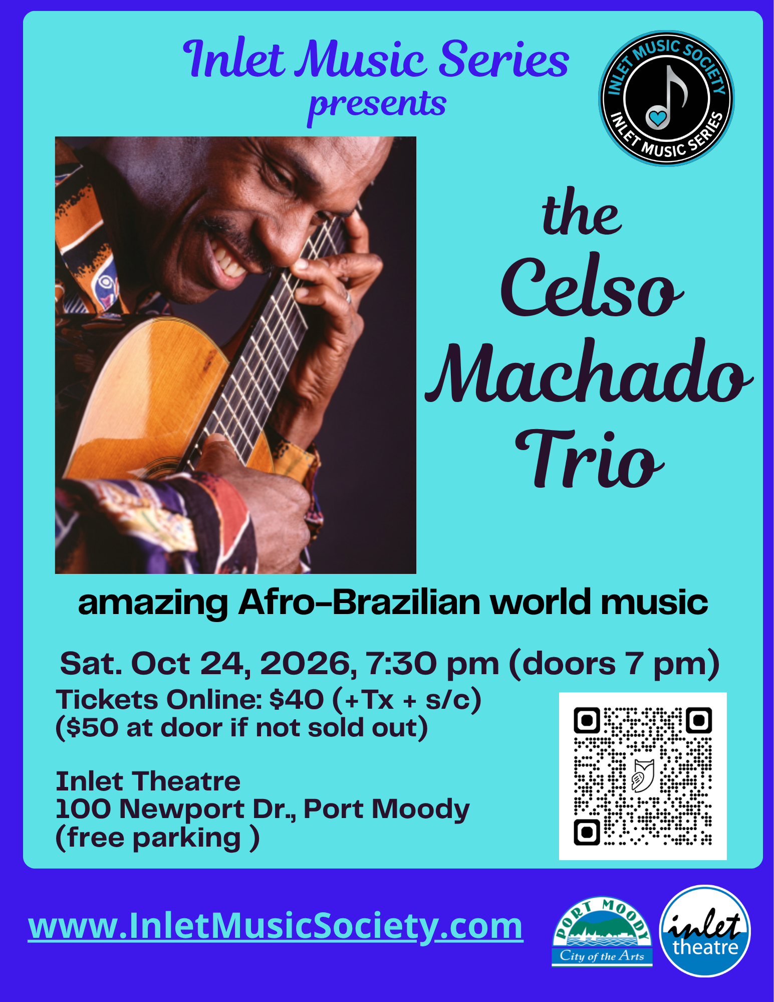 Celso Machado Trio - An Inlet Music Series Concert