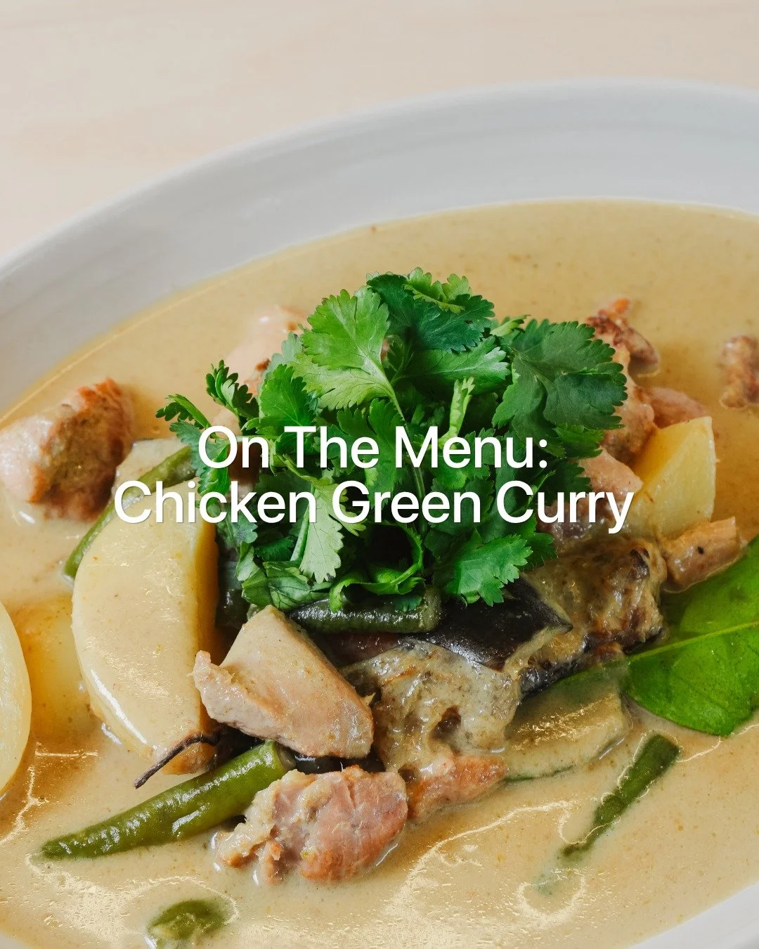 This week's online menu is now open. Grab our Chicken Green Curry &ndash; fragrant, zesty and full of life. Chicken simmered in coconut milk with chilli and lemongrass, finished with lime leaf and snake beans, all made right here in Byron Bay. 

Orde