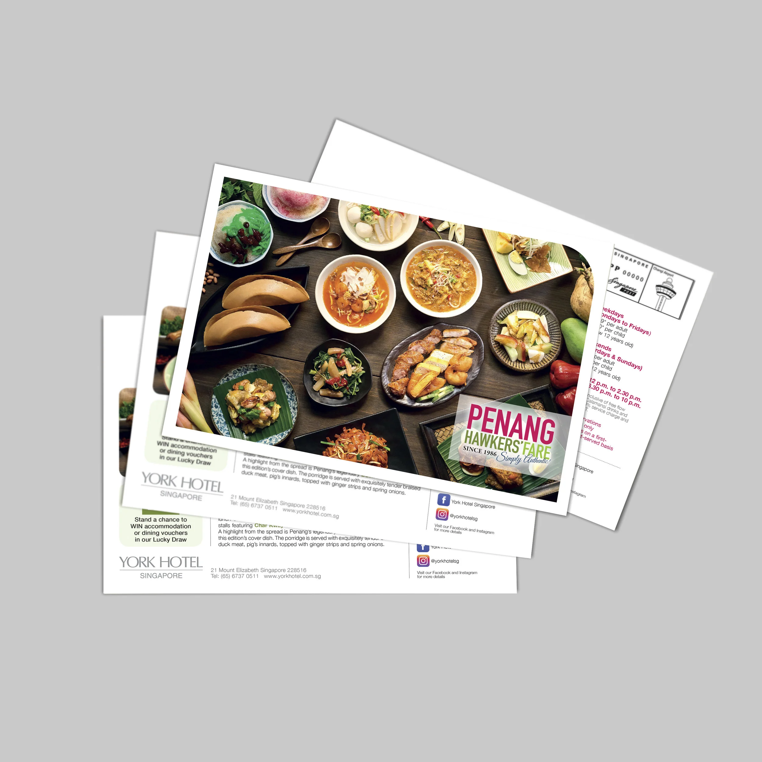 Penang Hawker's Fare Postcard