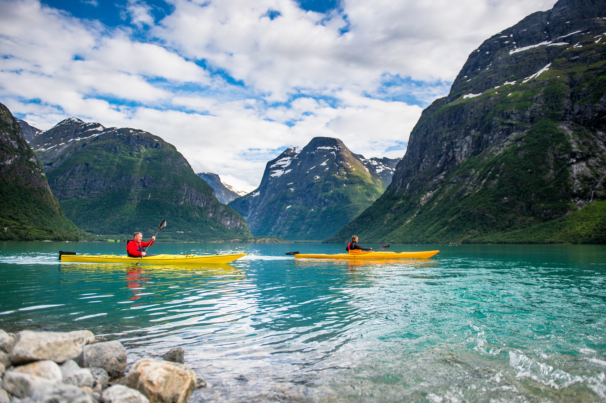Kayaking in Lodalen