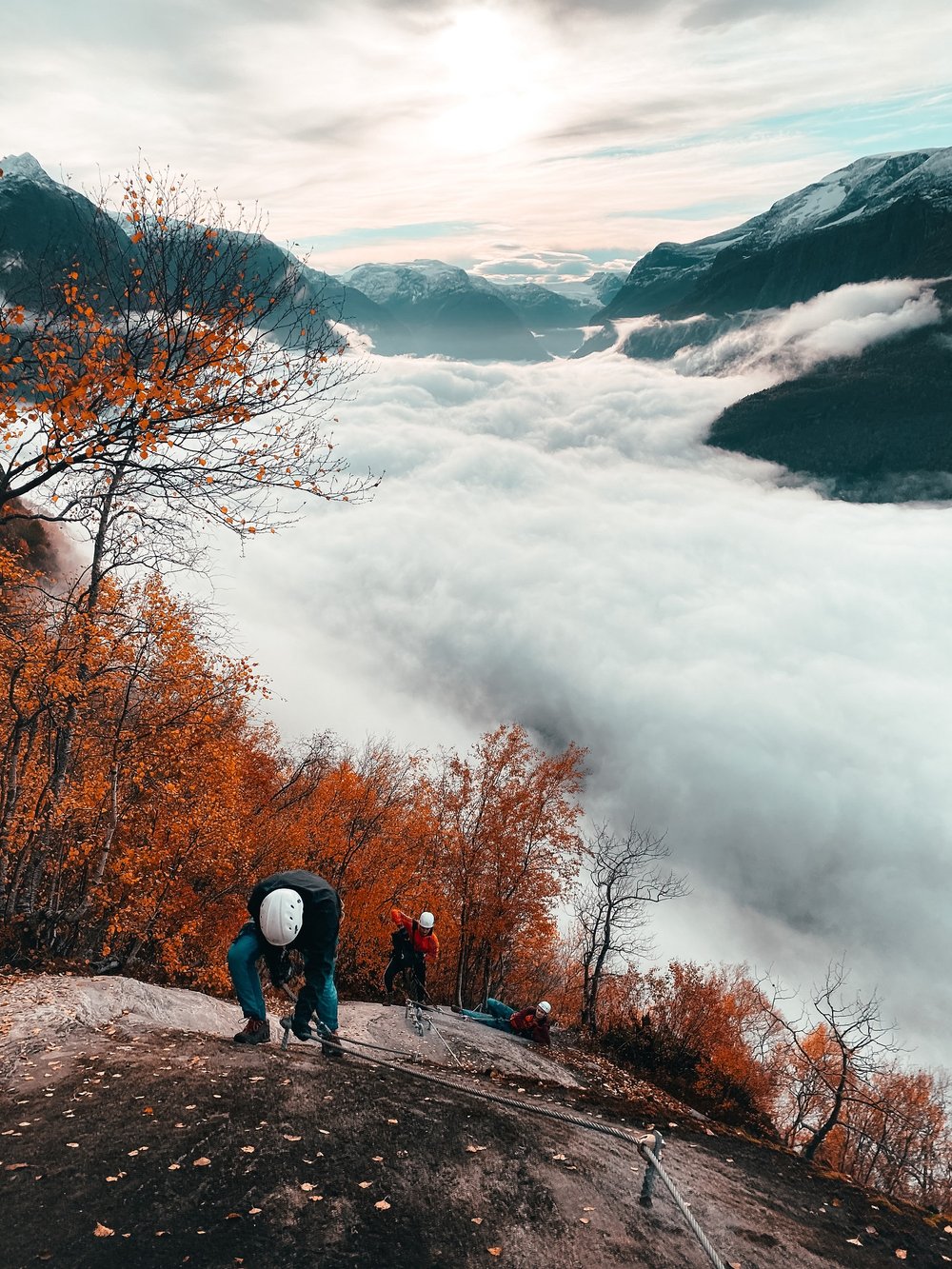 Autumn in Via Ferrata Loen