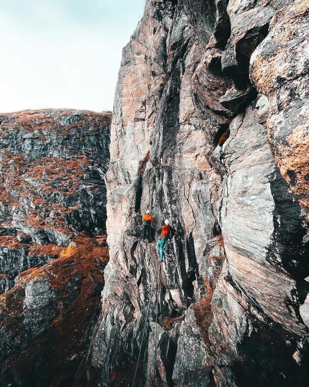 Thor's Hammer in Via Ferrata Loen