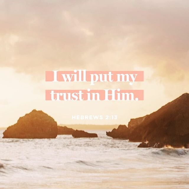 Even in the midst of the storm, we can completely Trust Him. Do not let your heart be troubled. Find rest in Him.