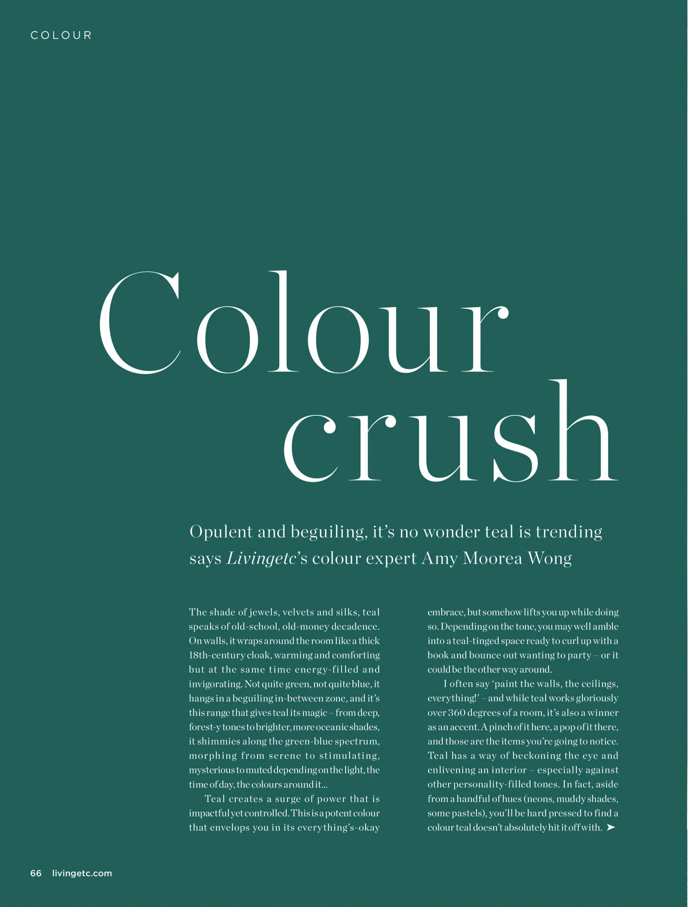 Livingetc - Colour Crush - Teal