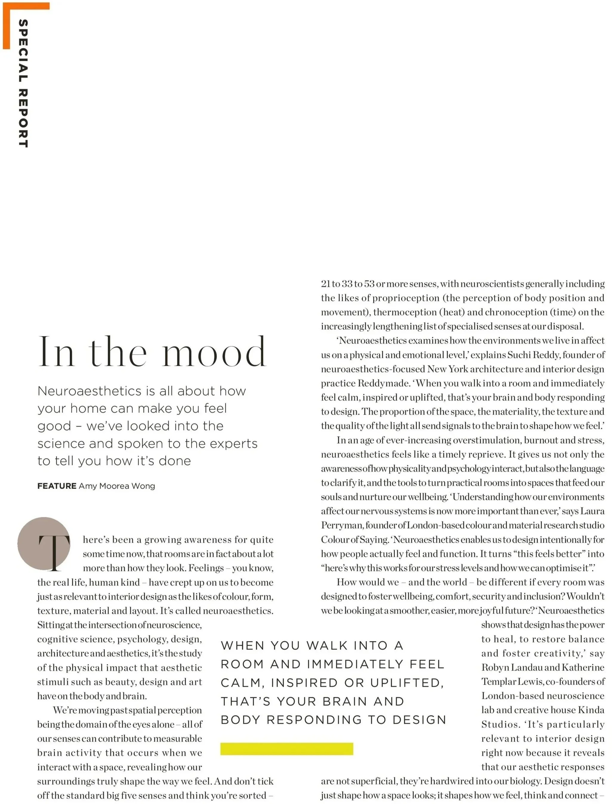 Livingetc - Neuroaesthetics report