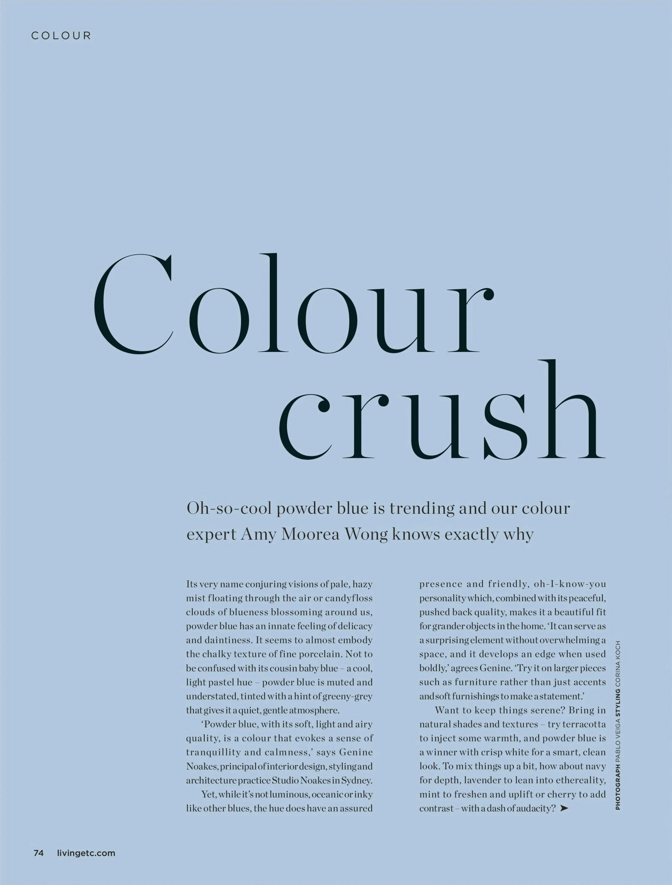Colour Crush - powder blue