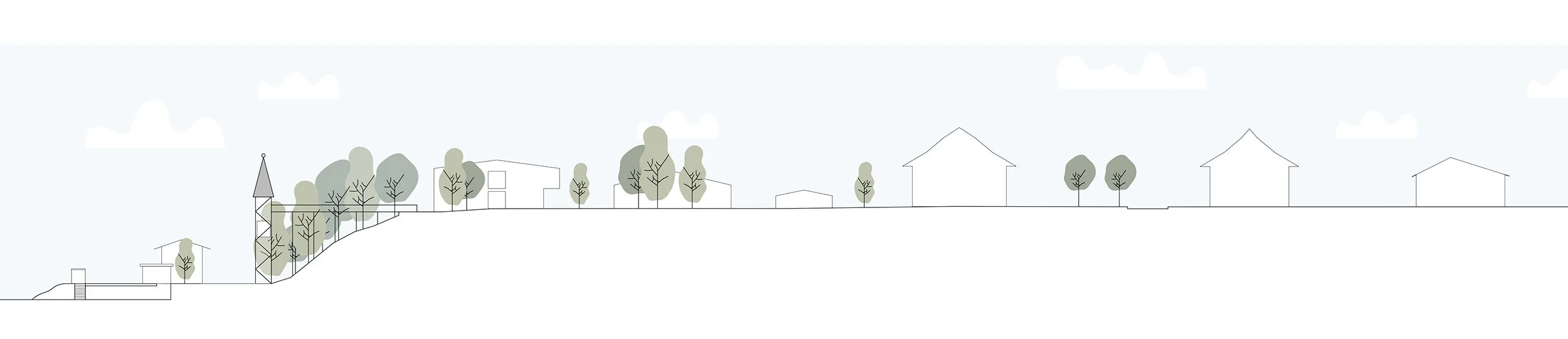 Réaménagement du centre des localités de Cheyres et de Châbles Commune de Cheyres-Châbles, 2025 Mandat d'étude parallèle en procédure ouverte Architecte paysagiste: MG associés architectes paysagistes (Vuissens) Ingénieur·e·s mobilité: Christe &