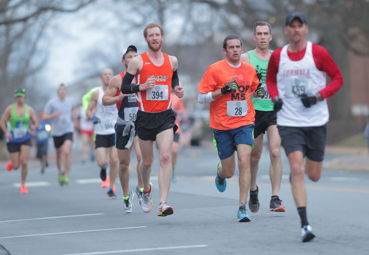 Jason (489) and his cumulative experience are a literal blur in the foreground as the young(er) bucks try to keep up.