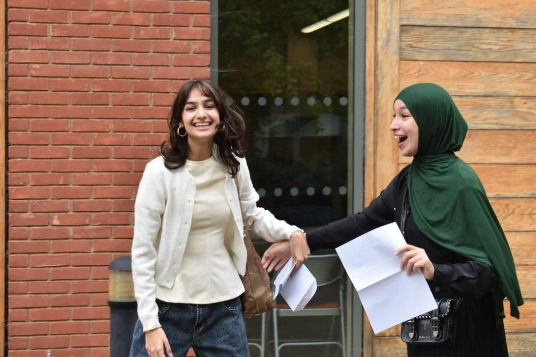 The joy on Aminah's face as she took a glance at her GCSE results 🤩 Aminah managed to secure five 9 grades and four 8 grades! We are so proud. ✨

#GCSE #GCSEResultsDay2025 #CGA