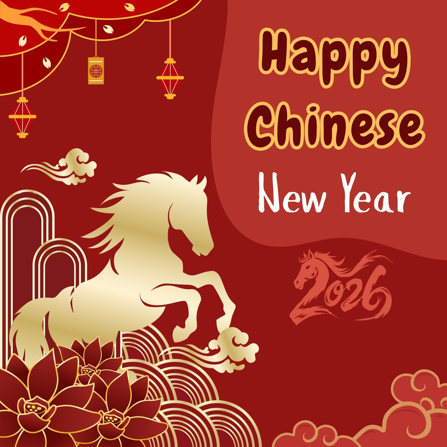 🧧✨ Happy Chinese New Year! ✨🧧

Welcome to the Year of the Horse 🐎 &mdash; a year of energy, strength, freedom, and unstoppable momentum!

May this year bring you the courage to chase your dreams, the endurance to overcome challenges, and the succe
