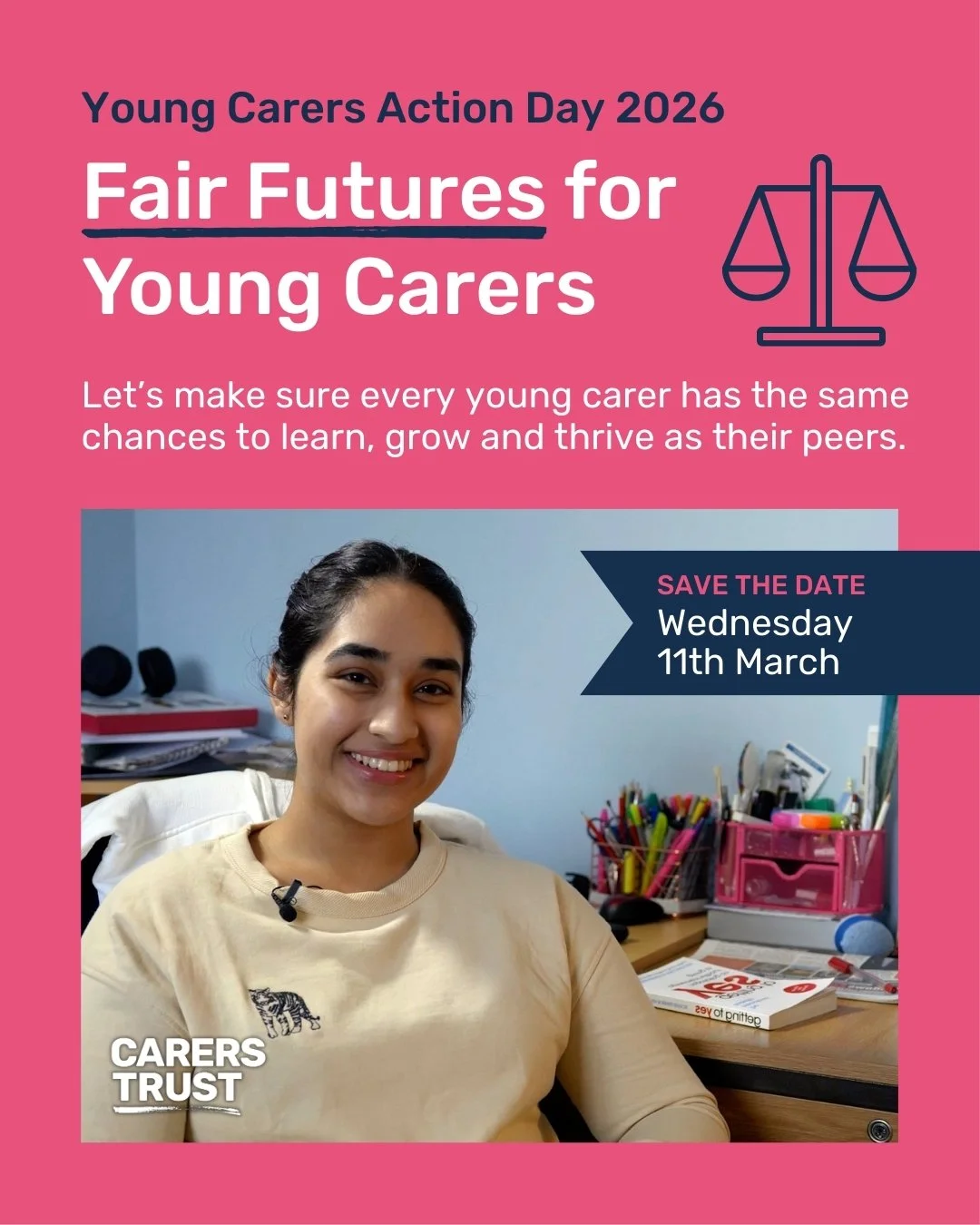 Today is Young Carers Action Day with the focus theme - &ldquo;Fair Futures for Young Carers&rdquo;, highlighting the need to ensure these young people have the same opportunities to learn, grow and thrive as their peers. Huge shout-out to all Young 