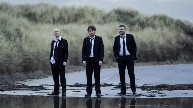 Peter Daly, Dave Fennelly and Me in 'This Lime Tree Bower' by Conor McPherson Photo: Ste Murray
