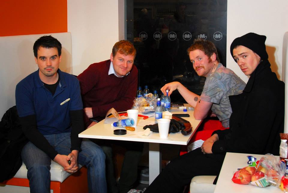 Conor Drum, Stephen Jones, Ian Lloyd Anderson and Sam Keeley