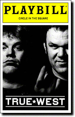 Philip Seymour Hoffman and John C. Reilly in True West. In this production they swapped parts every 4 or 5 nights.
