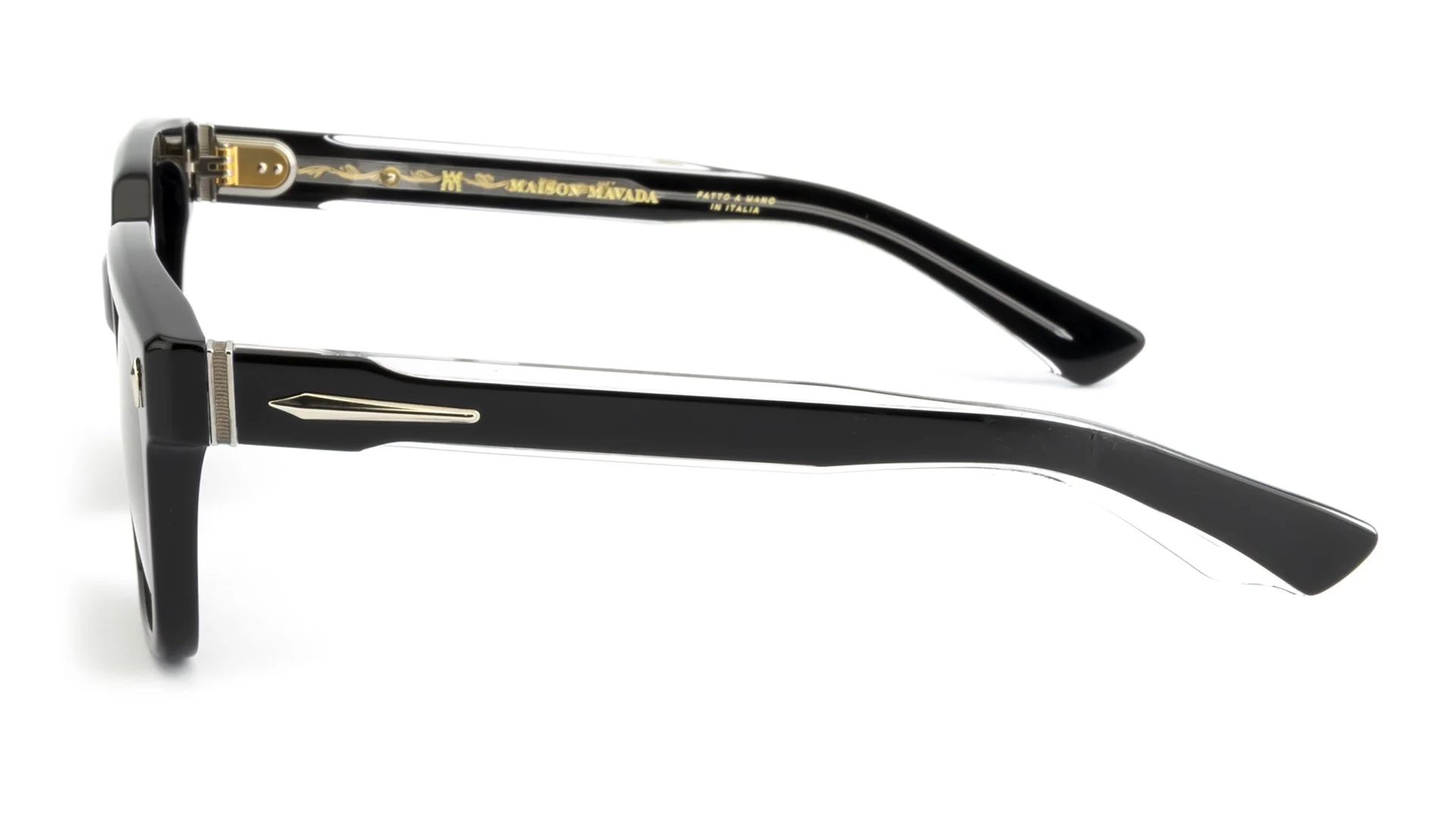   LUX 2 C.7007/BXL    Frame Colour:  Black   Lens Colour:  Grey   Specifications:   Mazzucchelli acetate – 100% Italian and of natural origin Pins riveted to both the front piece and the temples 100% UV Protection   Size:  53-21-148 