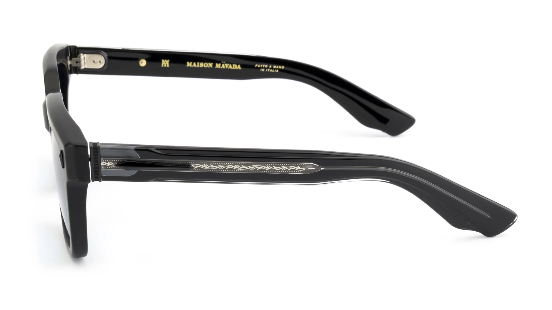   LUX 2 C.7007-M/BXLR    Frame Colour:  Matt Black   Lens Colour:  Blue Gradient   Specifications:   Mazzucchelli acetate – 100% Italian and of natural origin Pins riveted to both the front piece and the temples 100% UV Protection   Size:  53-21-148 