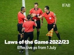 IFAB new rules announced 2022/23